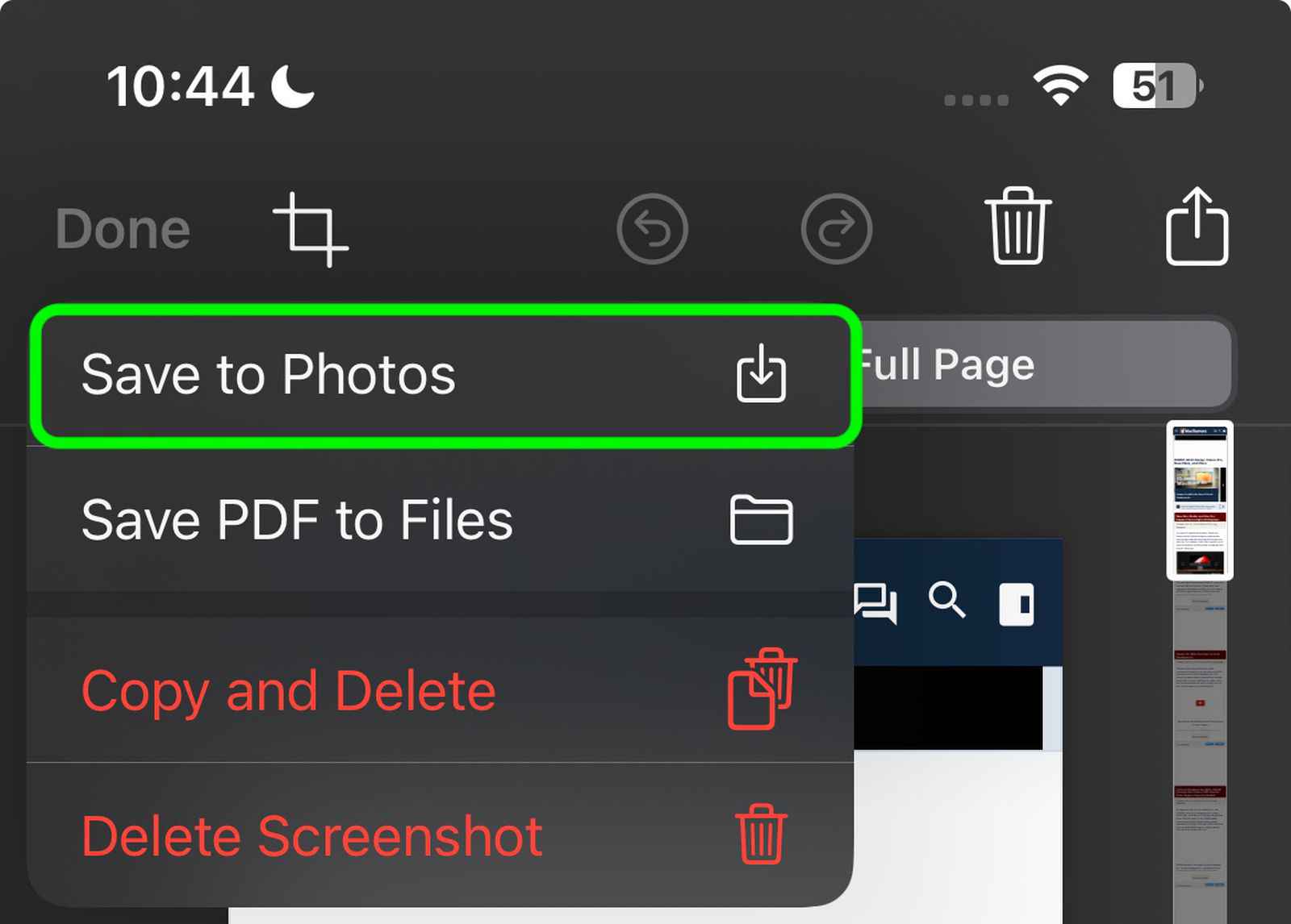 在最新iOS 17 Beta中 可将整页屏幕截图保存为图像文件-第1张图片-新城平台